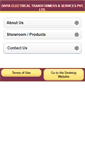 Mobile Screenshot of divyaelectricaltransformers.com